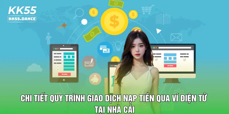 Chi tiết quy trình giao dịch nạp tiền qua ví điện tử tại nhà cái